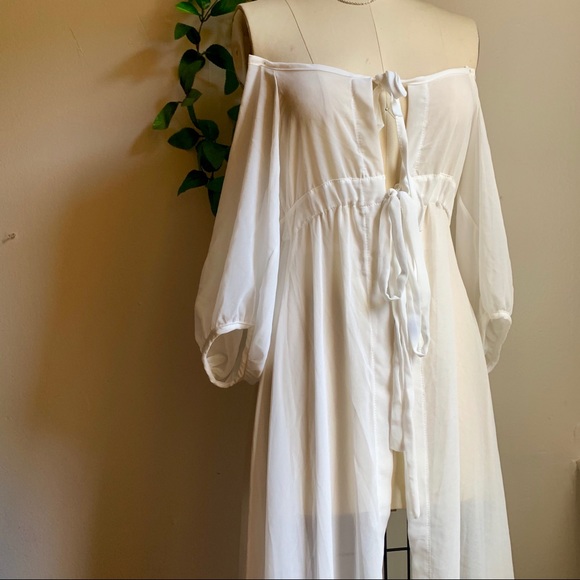 💥SOLD💥 White Coverup - Picture 3 of 7